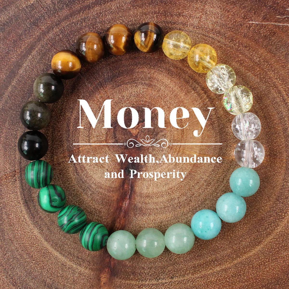 Natural Stone Crystal Bracelet For Women